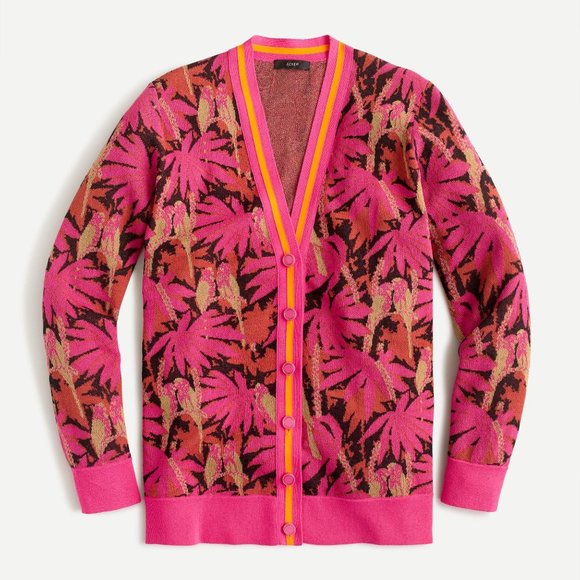 J. Crew Sweaters - NWT J. Crew Boyfriend Cardigan Sweater in Palm
